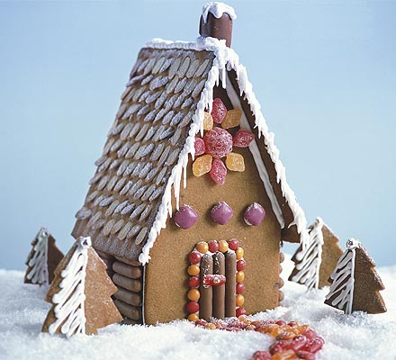 Рождественские примеры пряничных домиков